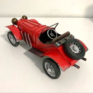 NEW✨🛍️ Vintage Red Metallic Retro Car Convertible / Decor